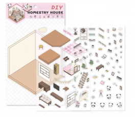 3D Scene stickers- Thuis