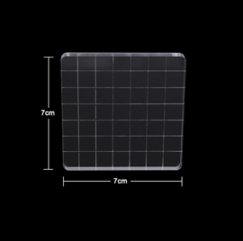 Stempelblok Acryl - 7 x 7 cm