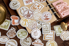 Stickers | Postzegel herfst