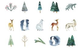 Stickers | Winter en sneeuw