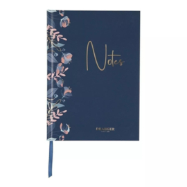 Bullet journal | Donkerblauw met bloemen