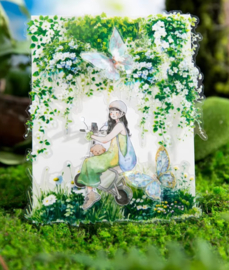 PET-stickers Bloemen en Muurranken