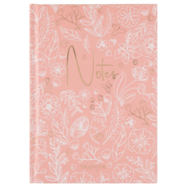 Bullet journal | roze met bloemen