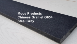 Chinees Graniet G654 gezoet Steel Grey