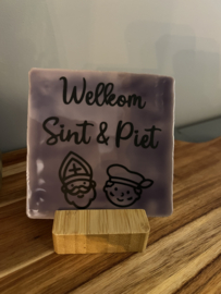 Tegeltje ‘Welkom Sint & Piet’
