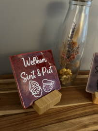 Tegeltje ‘Welkom Sint & Piet’