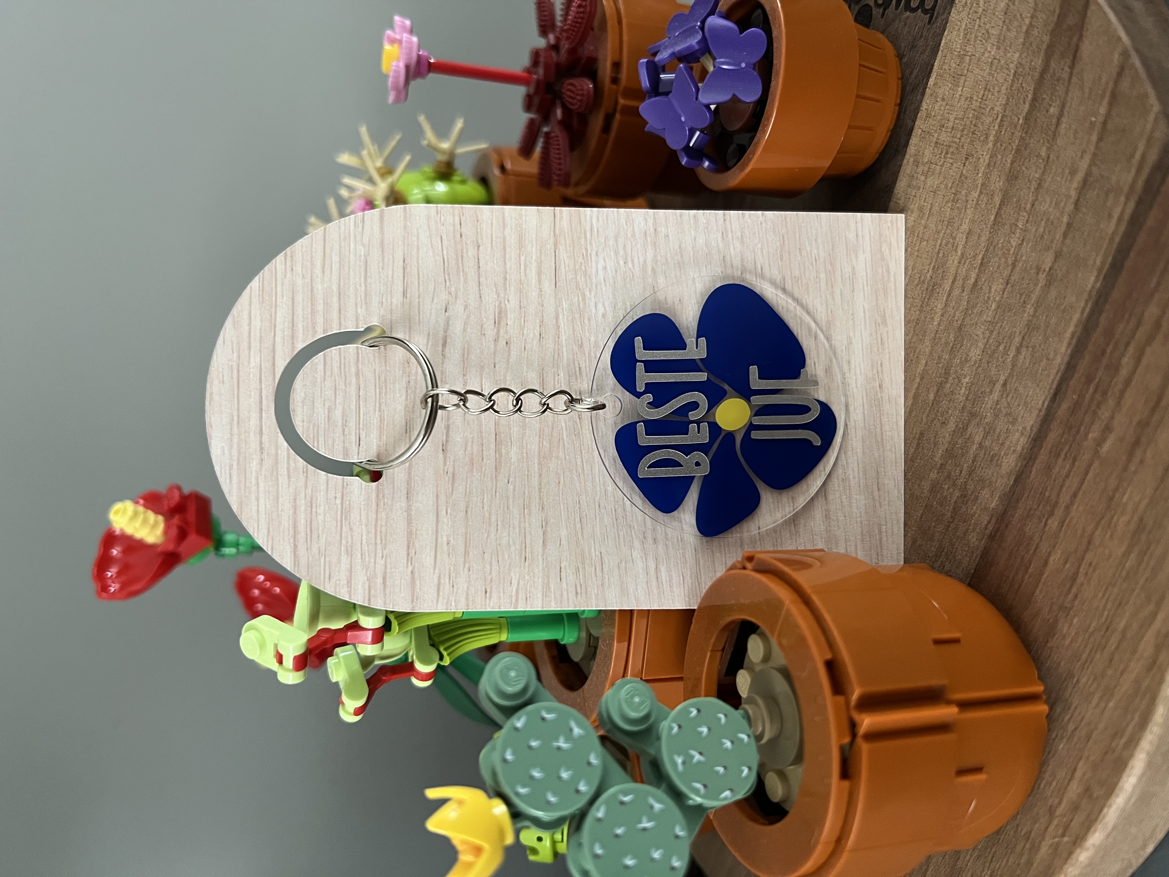 Sleutelhanger bloem