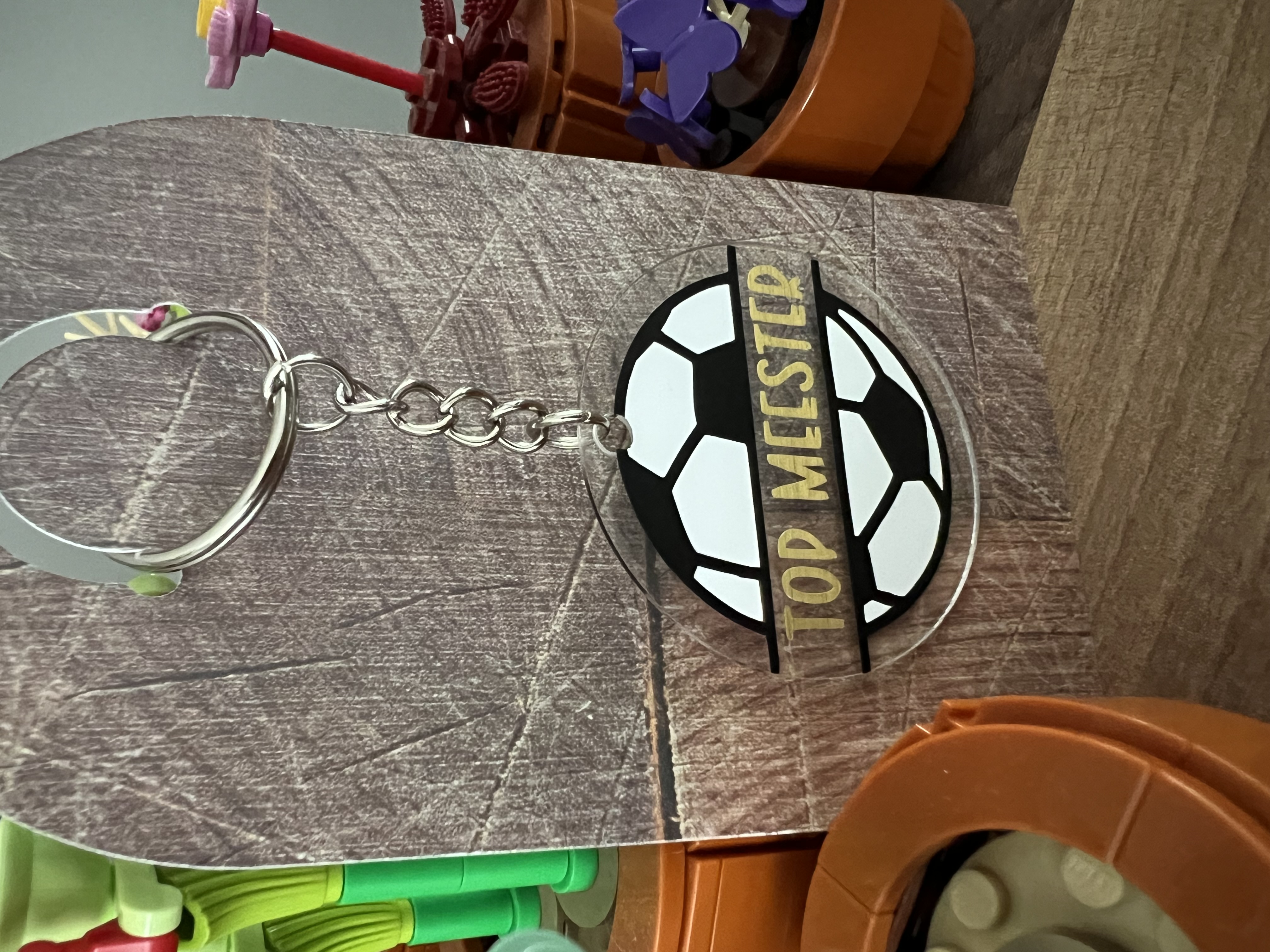 Sleutelhanger voetballer