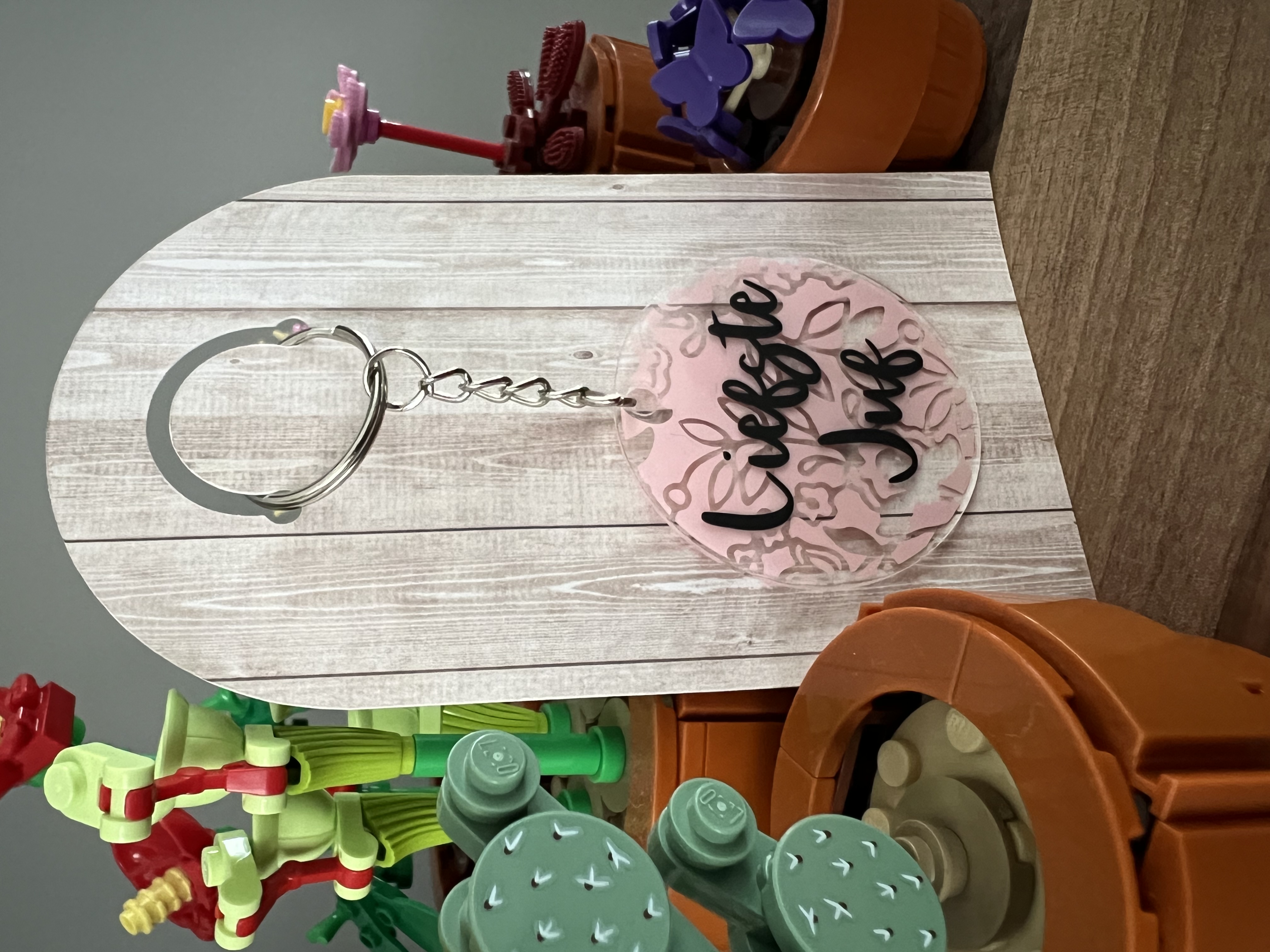 Sleutelhanger bloemetjes
