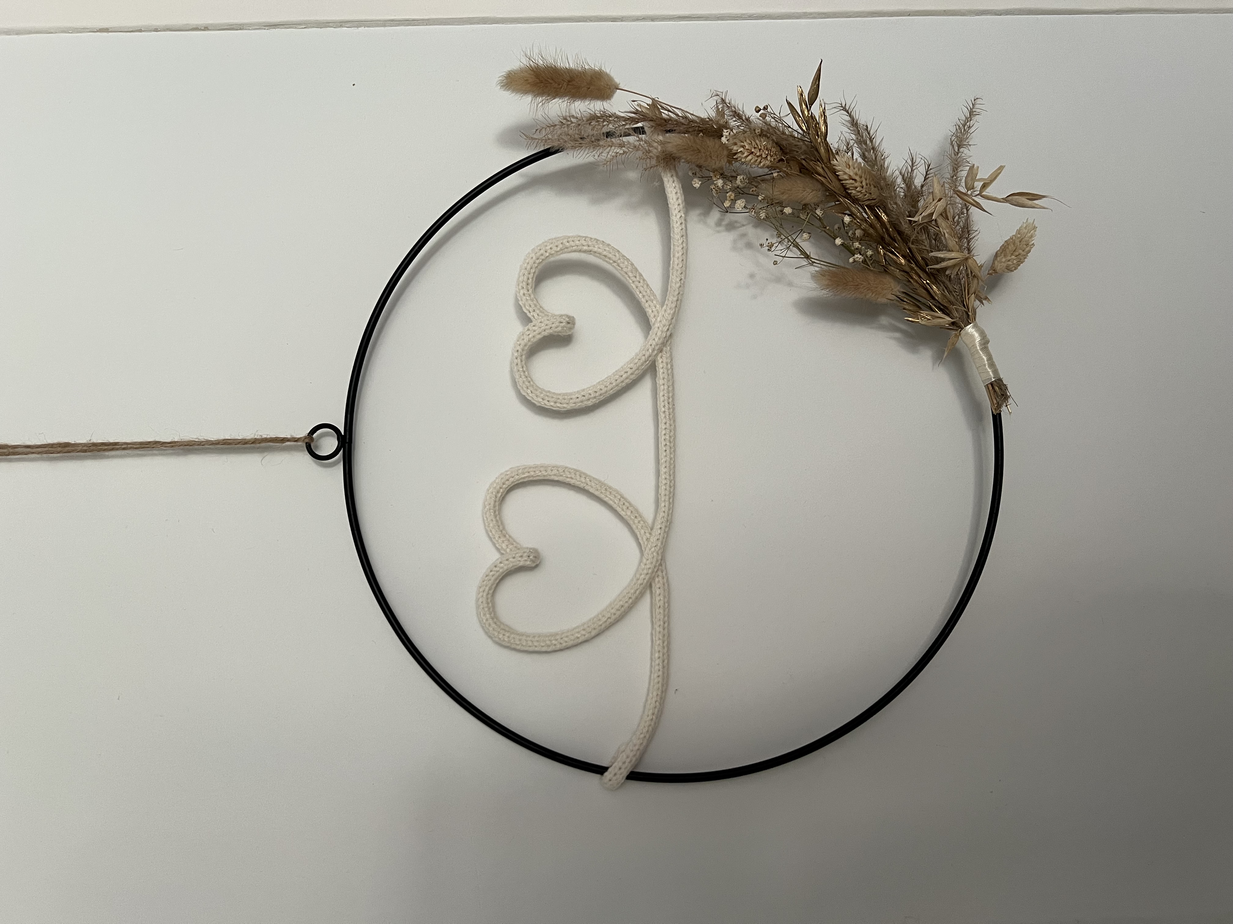 Muurhanger hartjes ø35cm