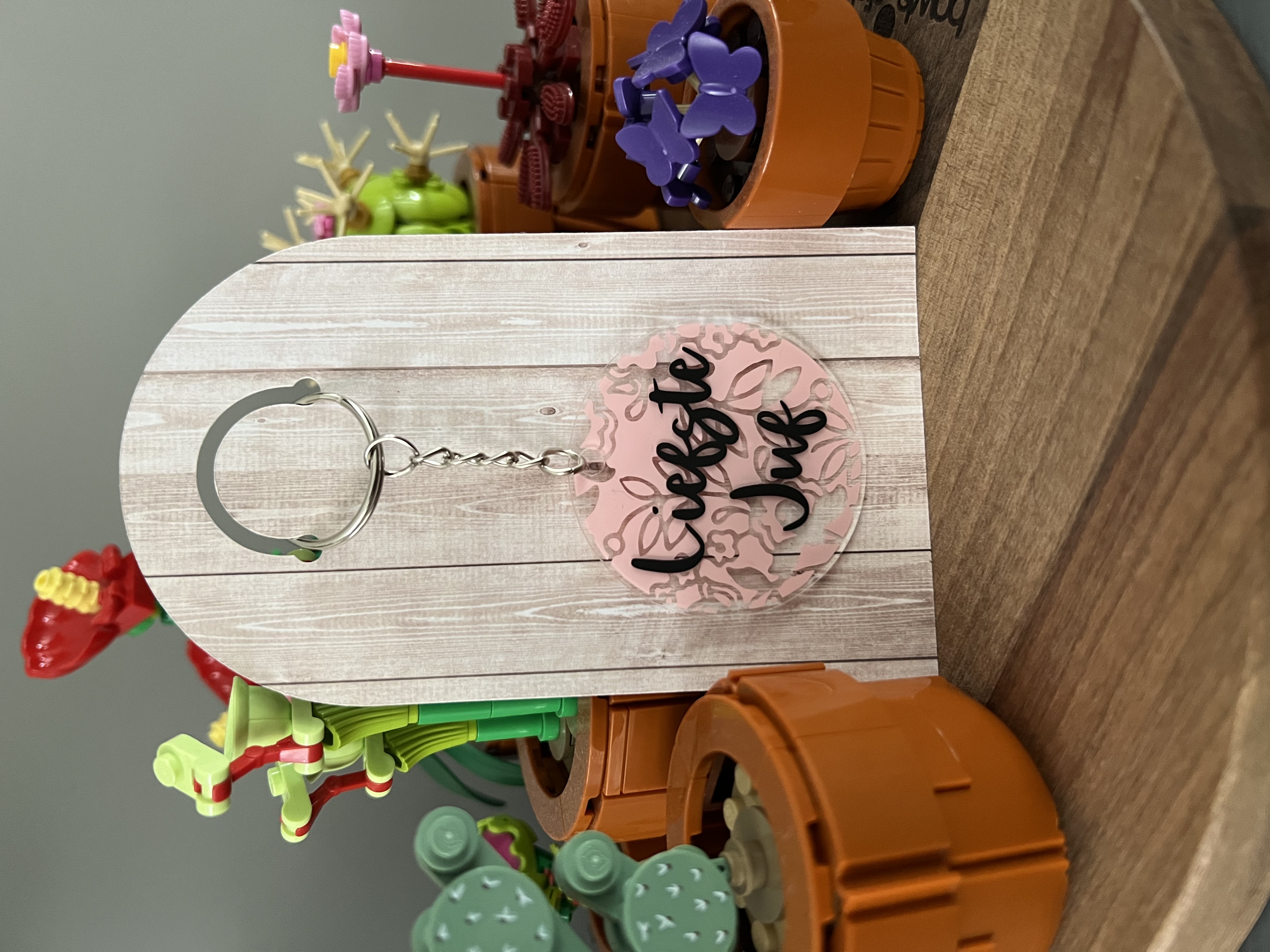 Sleutelhanger bloemetjes