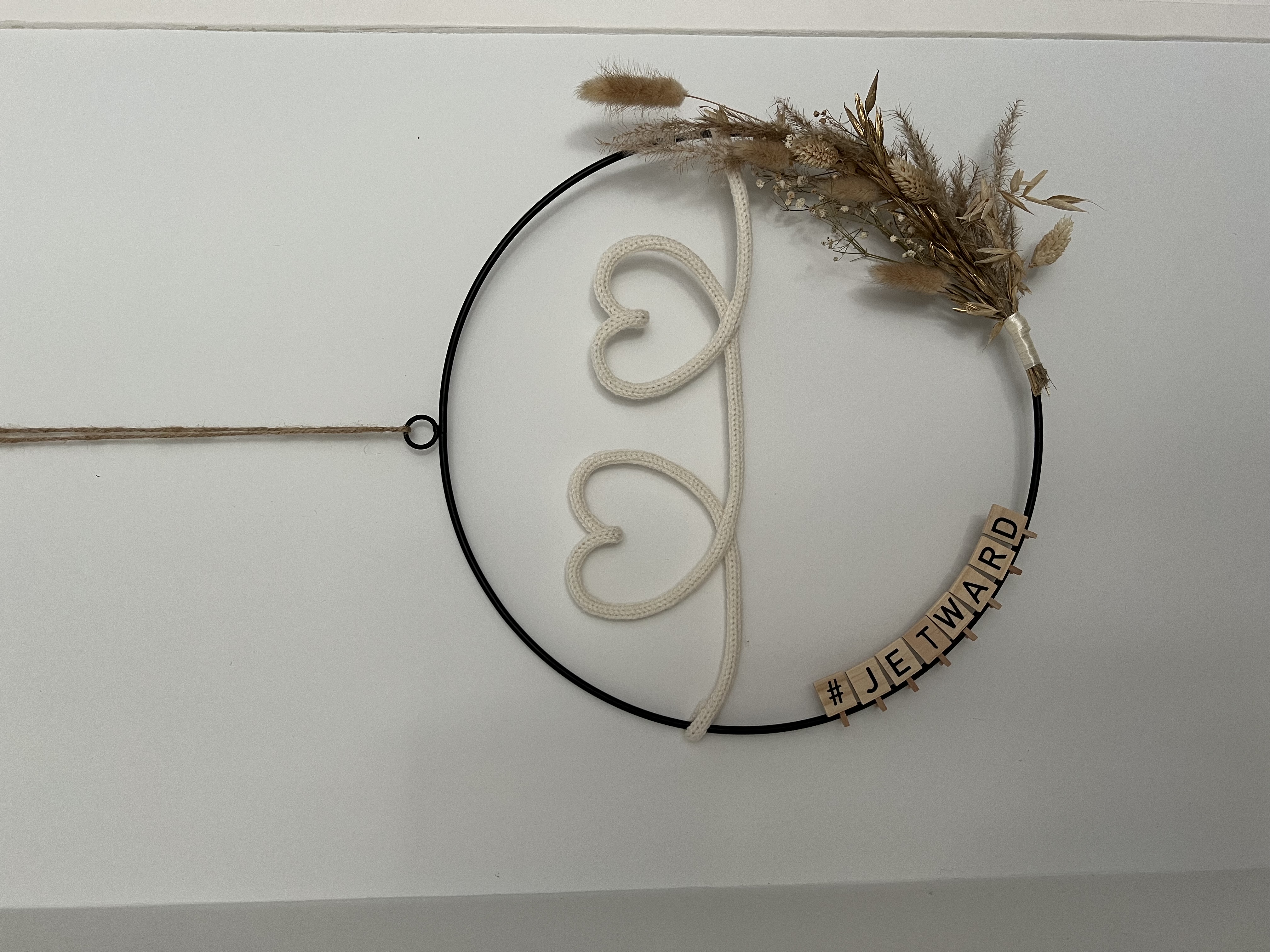 Muurhanger hartjes ø35cm