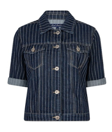 Red Button jas Jackie short sleeve denim pinstripe rinse SRB4835