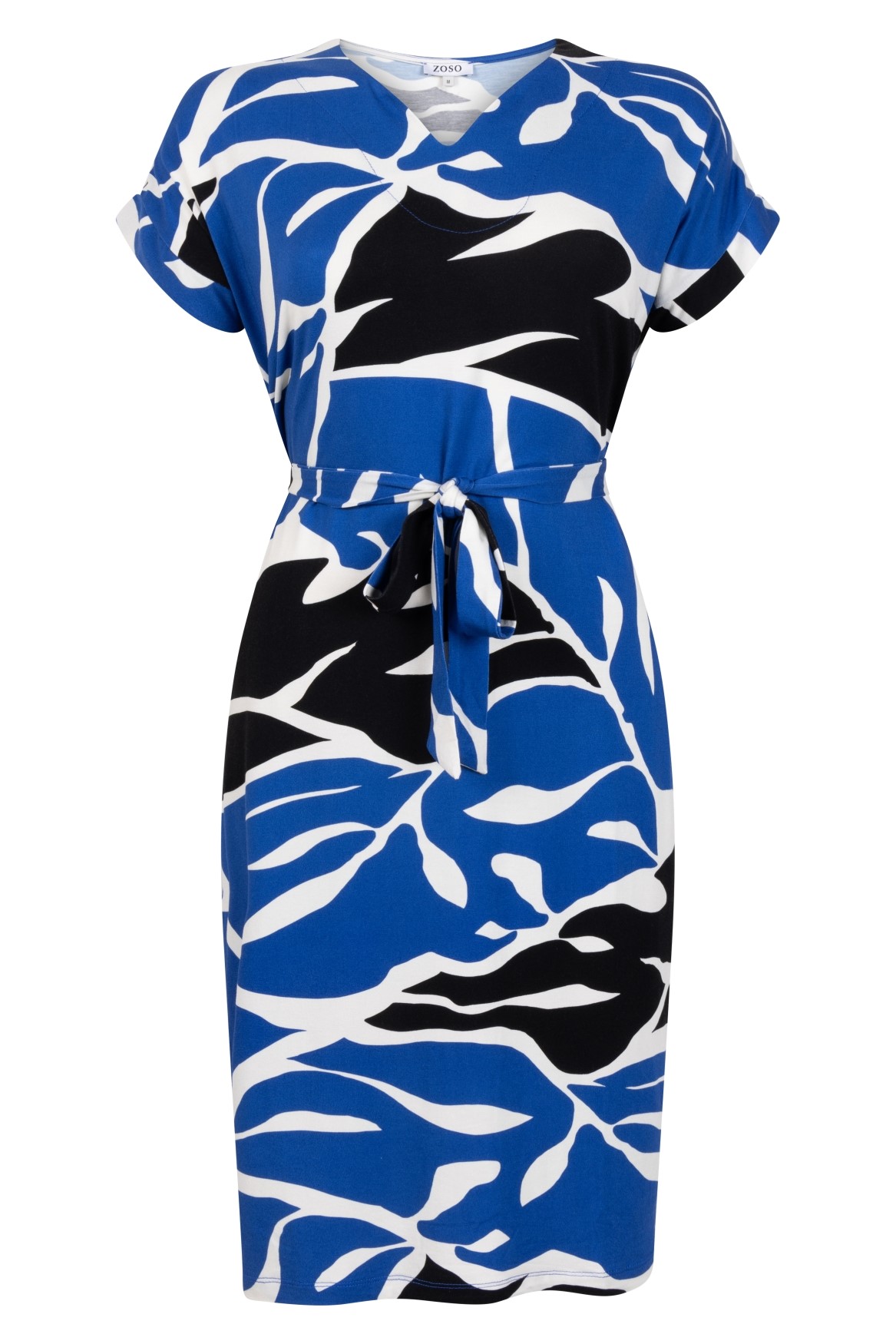 ZOSO traveljurk cobalt - black 253Claire