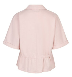 RED BUTTON top Drew drawstring Co/Lin blossom SRB4909