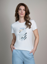 Elvira t-shirt Santorini offwhite E2 26-041