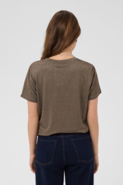 SAINT TROPEZ regular t-shirt chocolate brown - brown 30513828