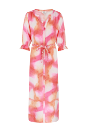 C&S The Label Amalfi dress super pink - color mix 25ZFXJ04