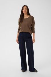 SAINT TROPEZ pullover fondue fudge melange - brown 30500003
