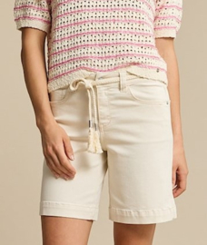 RED BUTTON Colette short & belt ecru SRB4946