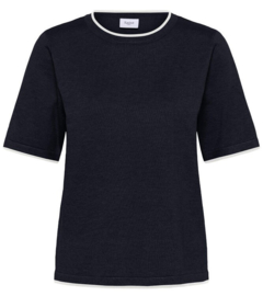 SAINT TROPEZ pullover nightsky ice contrast - blue 30514647