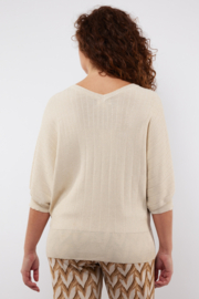 C&S The Label Myra sweater sand 25ZAC01