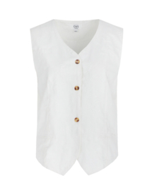 C&S The Label gilet Postiano offwhite 25ZFXJ10