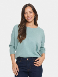 SAINT TROPEZ pullover blue surf melange 30500003