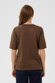 SAINT TROPEZ t-shirt fondue fudge melange - brown 30515636