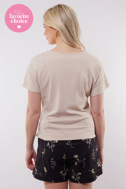 C&S The Label top Lugo sand 25ZFZC06