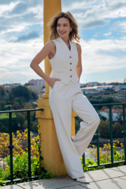 Elvira SALEREK gilet Moise offwhite E1 25-014