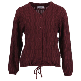 ENJOY. blouse v-hals structuur port 183633