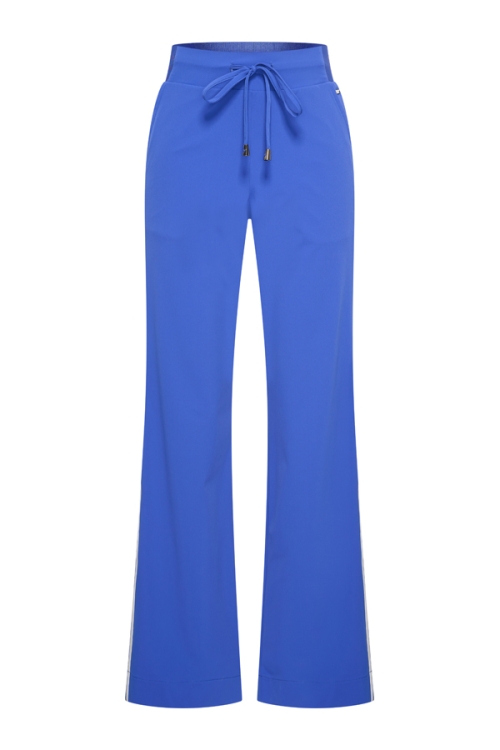 MI PIACE trouser straight binding kobalt - off-white MP202617