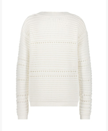 RED BUTTON luchtige trui Fay ajour offwhite SRB4553