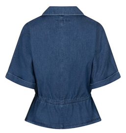 RED BUTTON top Drew drawstring denim rinse SRB4963