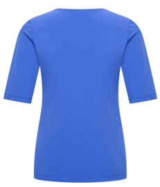 MI PIACE SALE t-shirt square neck cobalt MP202609
