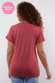 C&S The Label SALEREK top Clementine slate rose 25ZQH10
