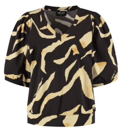 LADY DAY top Amie-V pania print L24.380.3254