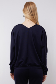 C&S The Label Thalia sweater midnight blue 25NZC06