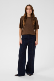 SAINT TROPEZ t-shirt fondue fudge melange - brown 30515636