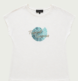 Elvira t-shirt Treasures ecru E3 26-017