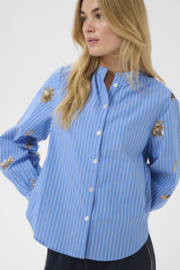 SAINT TROPEZ blouse campanula - blue 30515291