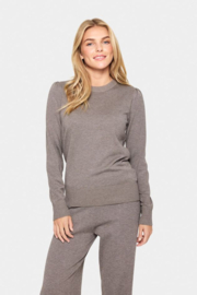 SAINT TROPEZ pullover iron melange