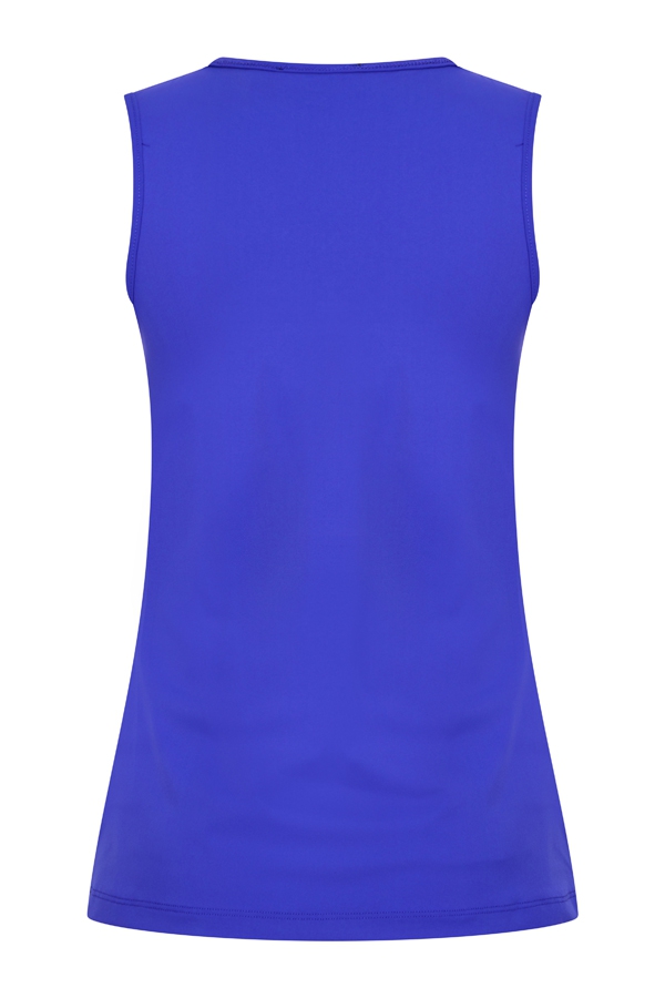 MI PIACE  top cobalt met kant MP202254