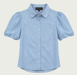 Elvira blouse Saskia light blue E2 26-011