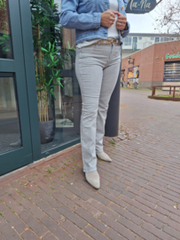 Angels LENI bootcut wit met zwarte krijtstreep LENGTH 31 231