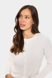 SAINT TROPEZ MilaSZ r-neck cardigan ice 30500005