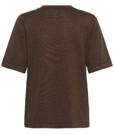 SAINT TROPEZ t-shirt fondue fudge melange - brown 30515636