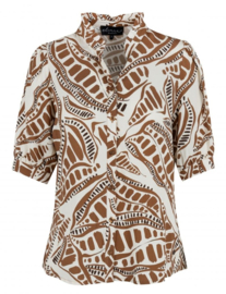 Elvira blouse  cacao E2 25-006