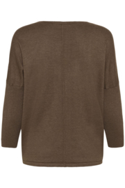 SAINT TROPEZ pullover fondue fudge melange - brown 30500003